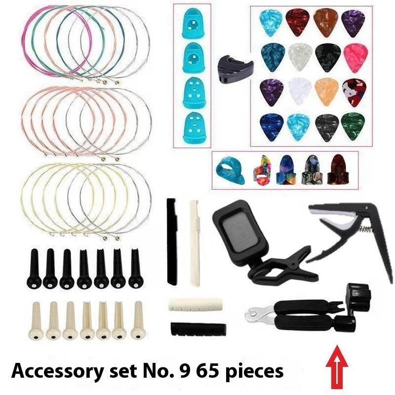 Guitar Accessories Suit Pick String Nail Pillow