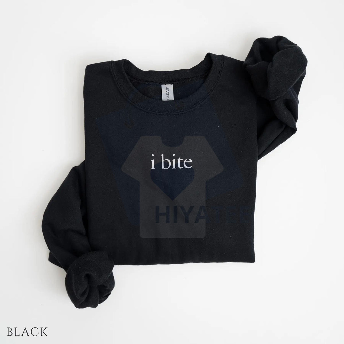 I Bite Sweatshirt: Funny Unhinged Sarcastic Meme Sweater, Humorous Introvert Slogan Pullover, Unique Gag Gift