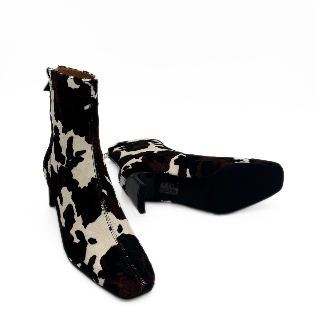 Harlow Cow Hair Booties