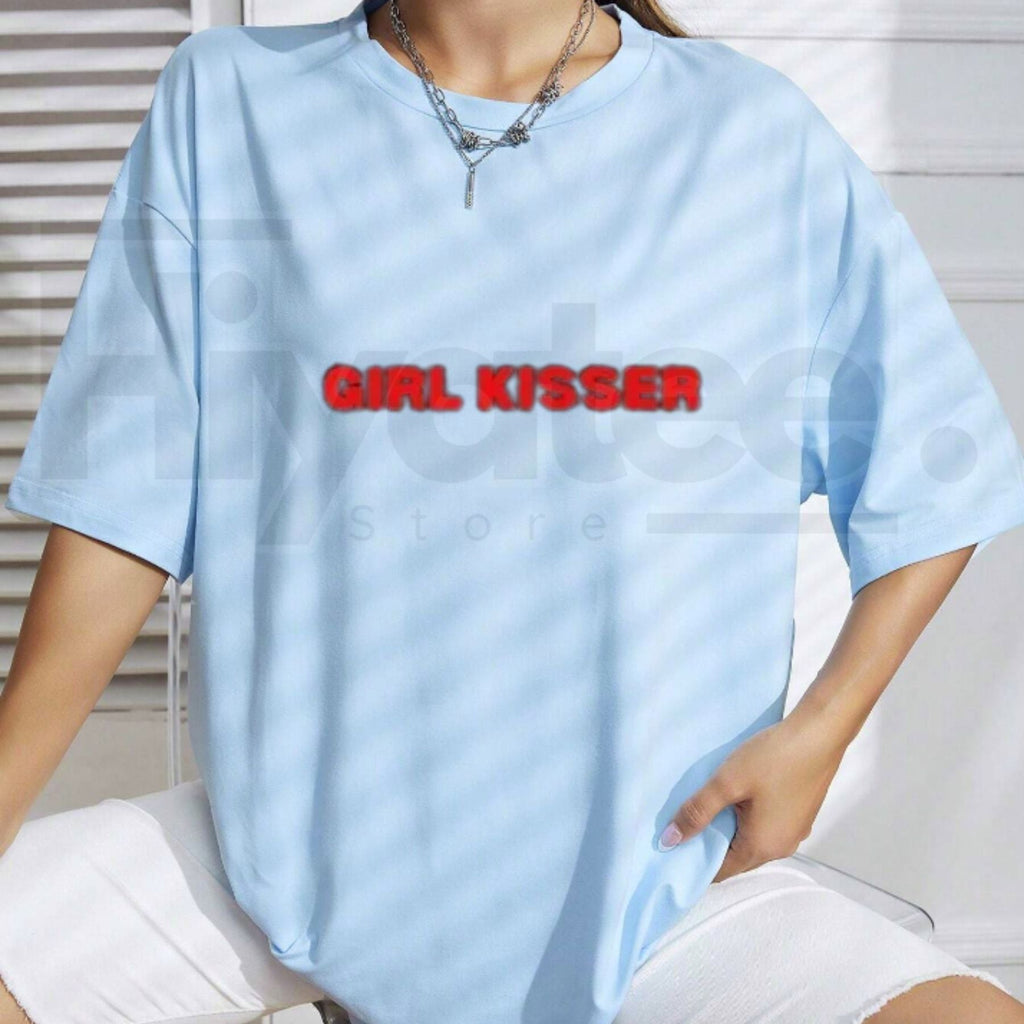 Girl Kisser Funny Unisex Tee – Humorous LGBTQ Pride Rainbow Graphic T-Shirt