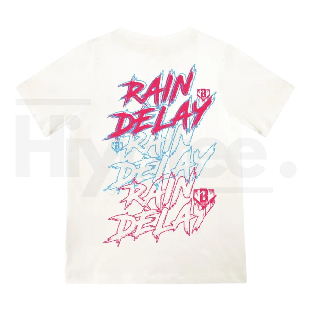 "Rain Delay Lightning Bolt" – Energetic Youth Lightweight Graphic Top