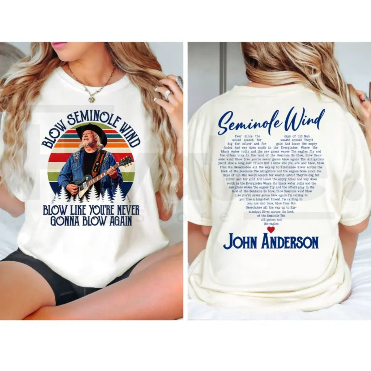 RIP John Anderson Seminole Wind T-Shirt – 1954-2026 Memorial Country Music Graphic Tee