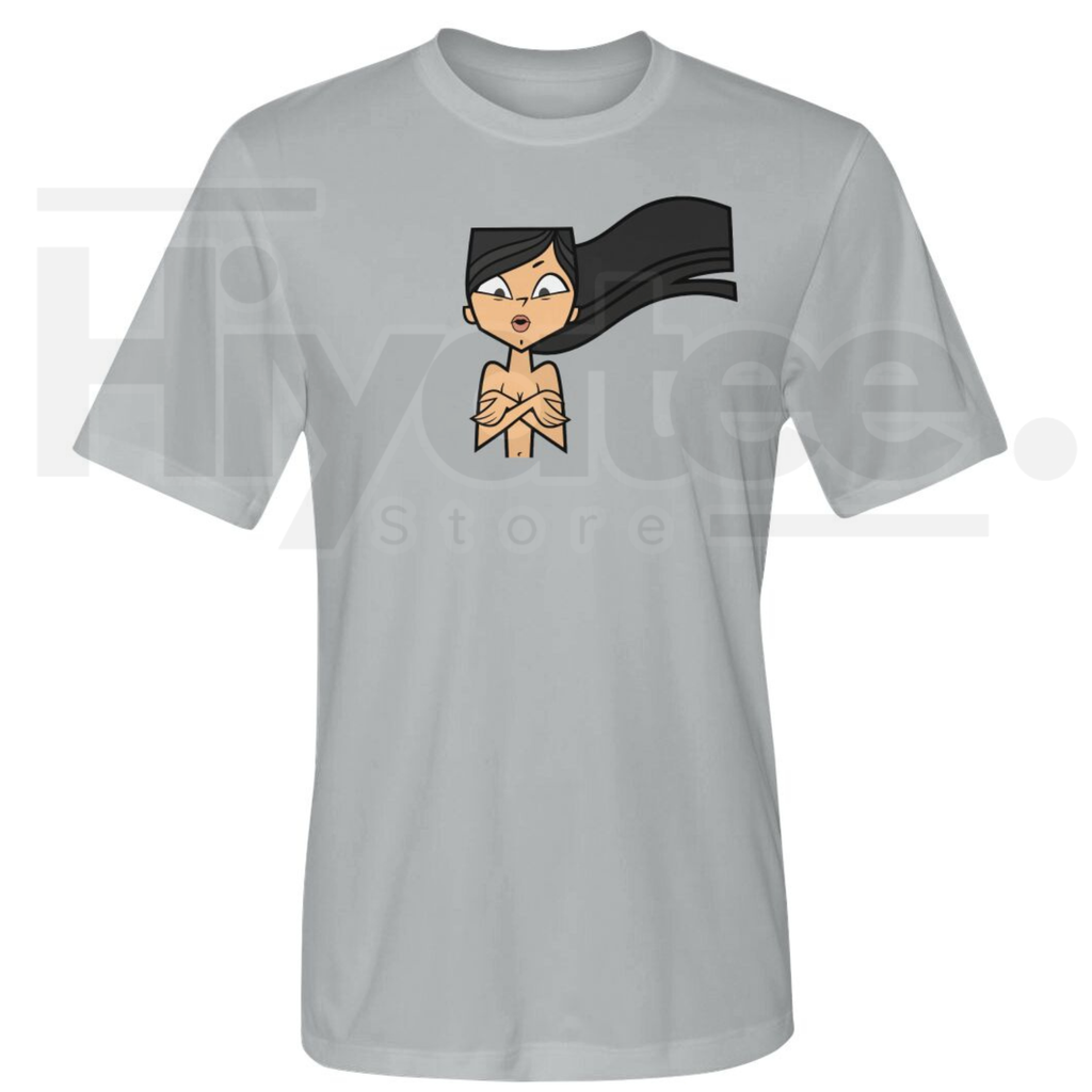 Total Drama Island Heather Ripped Off T-Shirt – Vintage 2000s Cartoon Graphic Tee