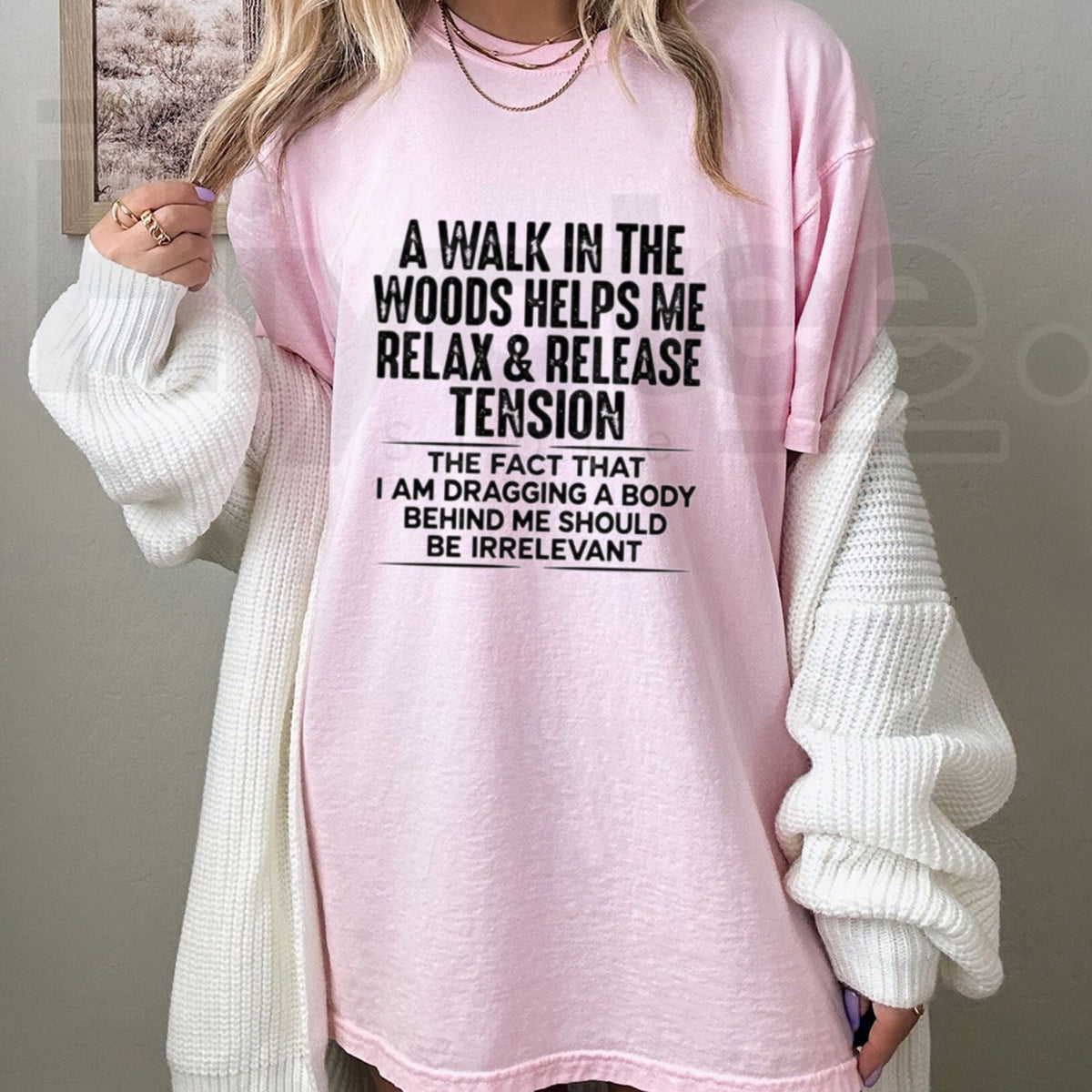A Walk In The Woods Quote T-Shirt – Nature Graphic Tee
