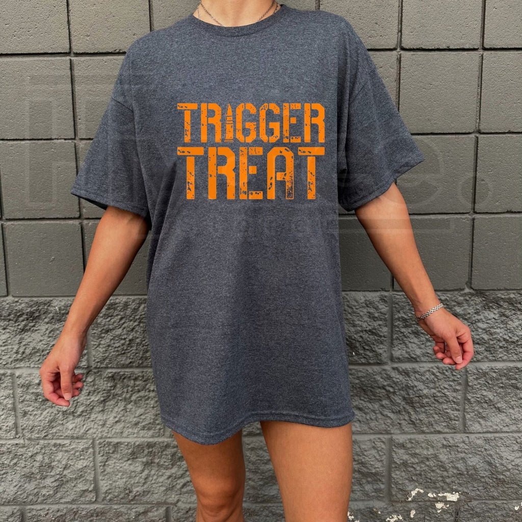 Grunt Style Trigger Treat T-Shirt – Men's Halloween Graphic Tee