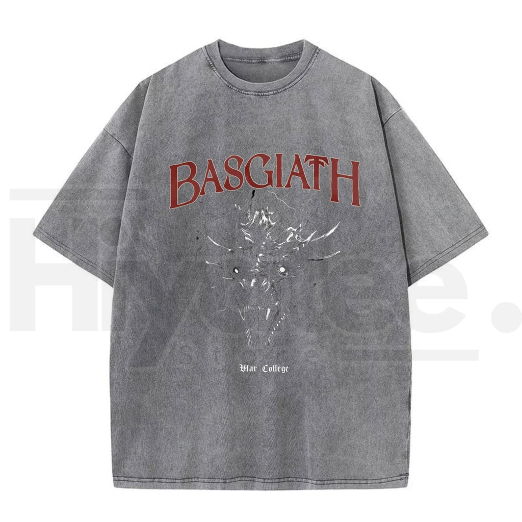 Basgiath War College T-Shirt – Vintage Fourth Wing & Iron Flame Bookish Shirt for Men & Women