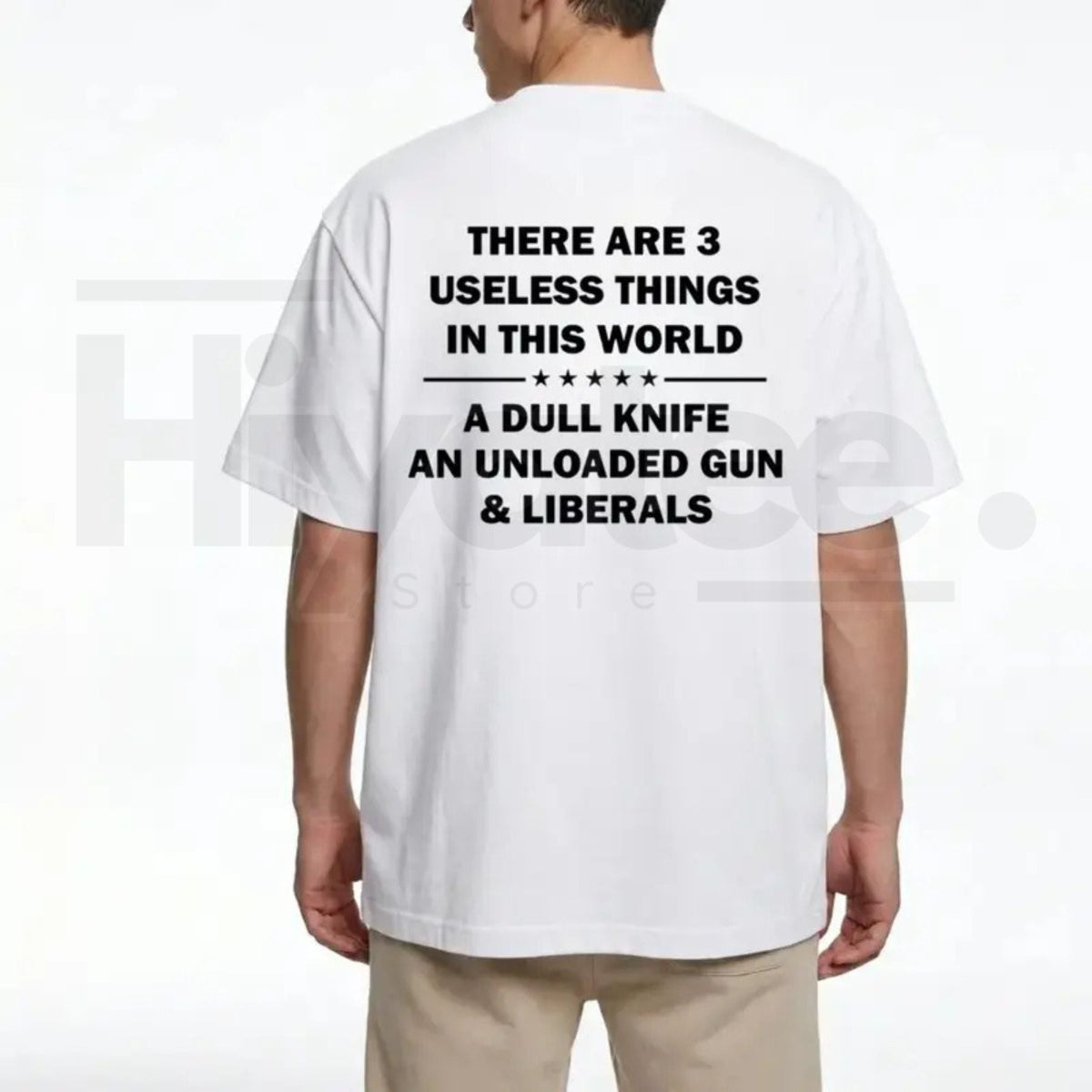 "3 Useless Things" – Funny Sarcastic Republican Vintage Graphic Top