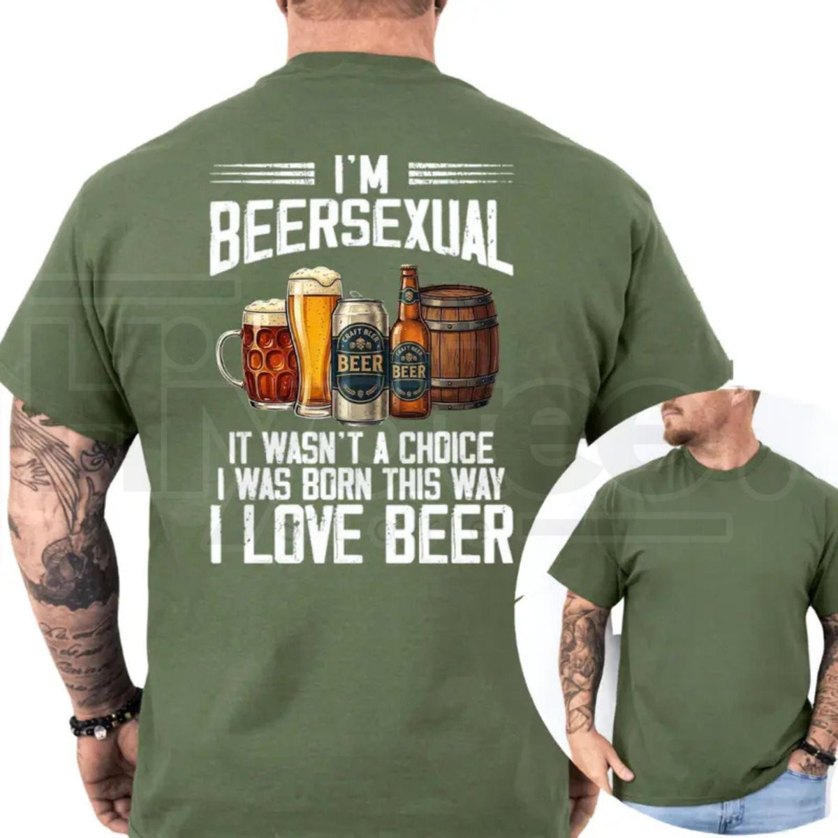 I'm Beersexual T-Shirt – Funny Beer Lover Humor Graphic Tee