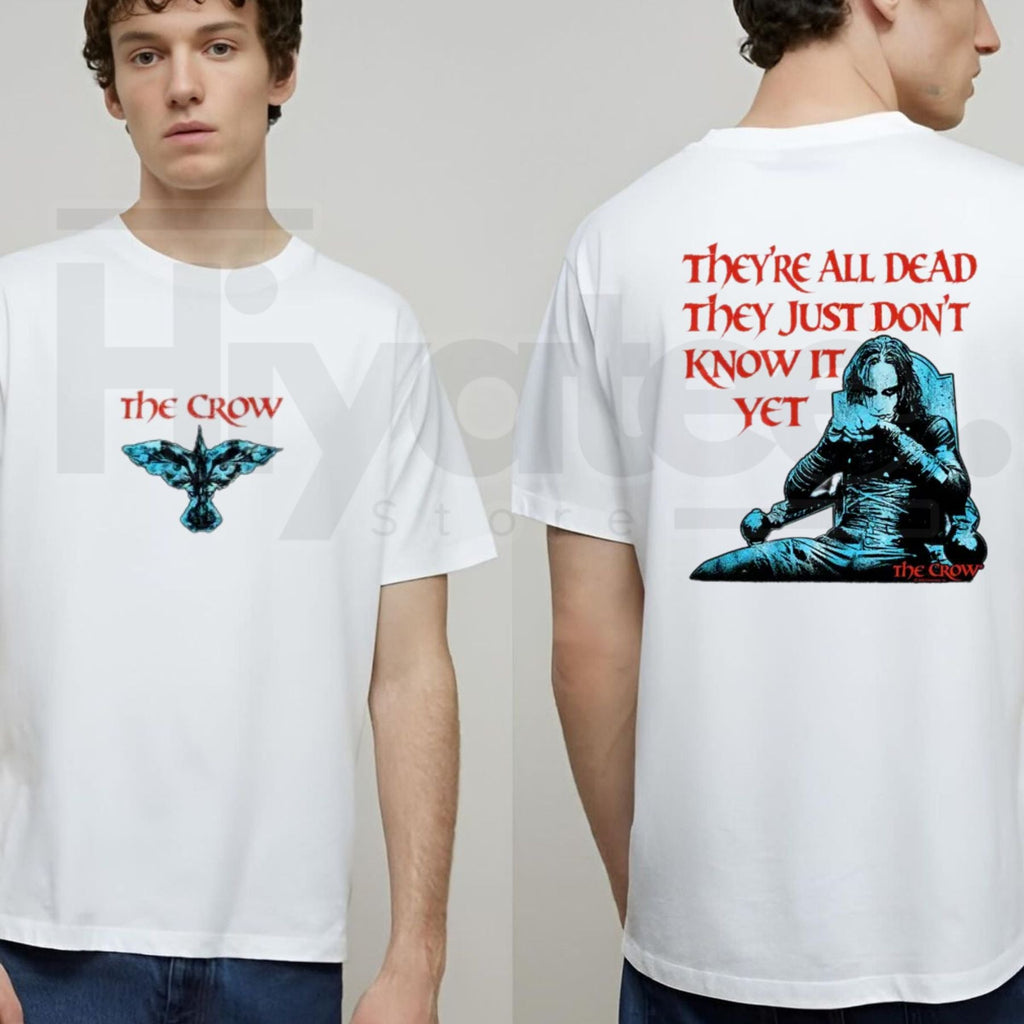 The Crow They're All Dead T-Shirt – Eric Draven Vintage Graphic Tee