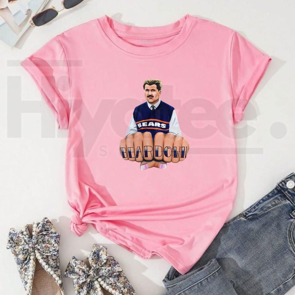 Mike Ditka Bear Down Unisex T-Shirt – Chicago Football Fan Graphic Tee