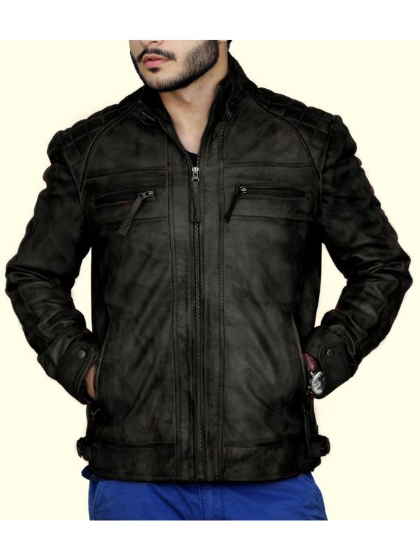 Men's Black Diamond Classic Bomber Jacket