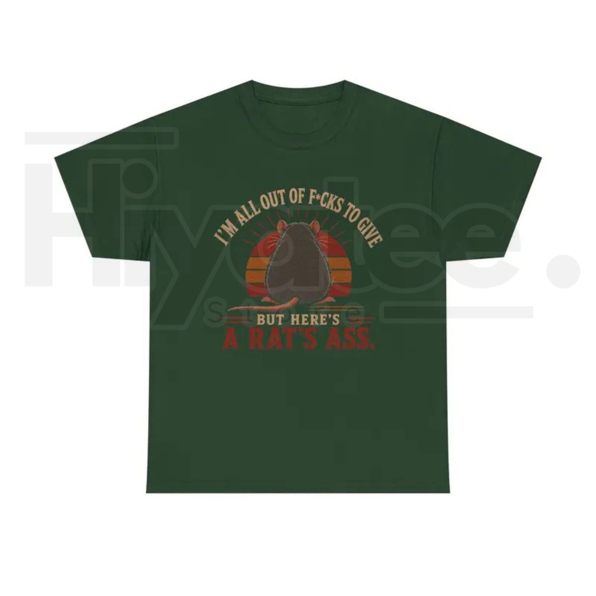 I'm All Out of F*cks to Give Rat T-Shirt – Funny Vintage Rat Graphic Tee