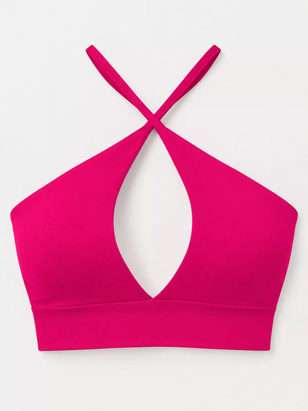 Halter Neck Cut-Out Crop Cami