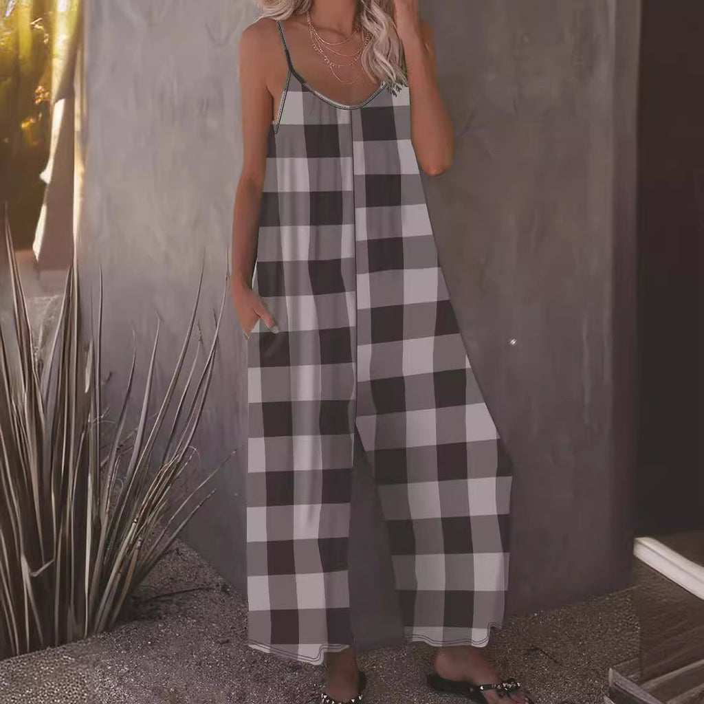 Slip-in Casual Sling Jumpsuit Women