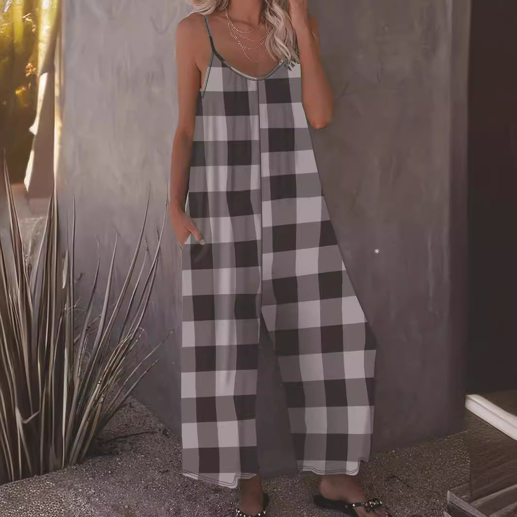 Slip-in Casual Sling Jumpsuit Women