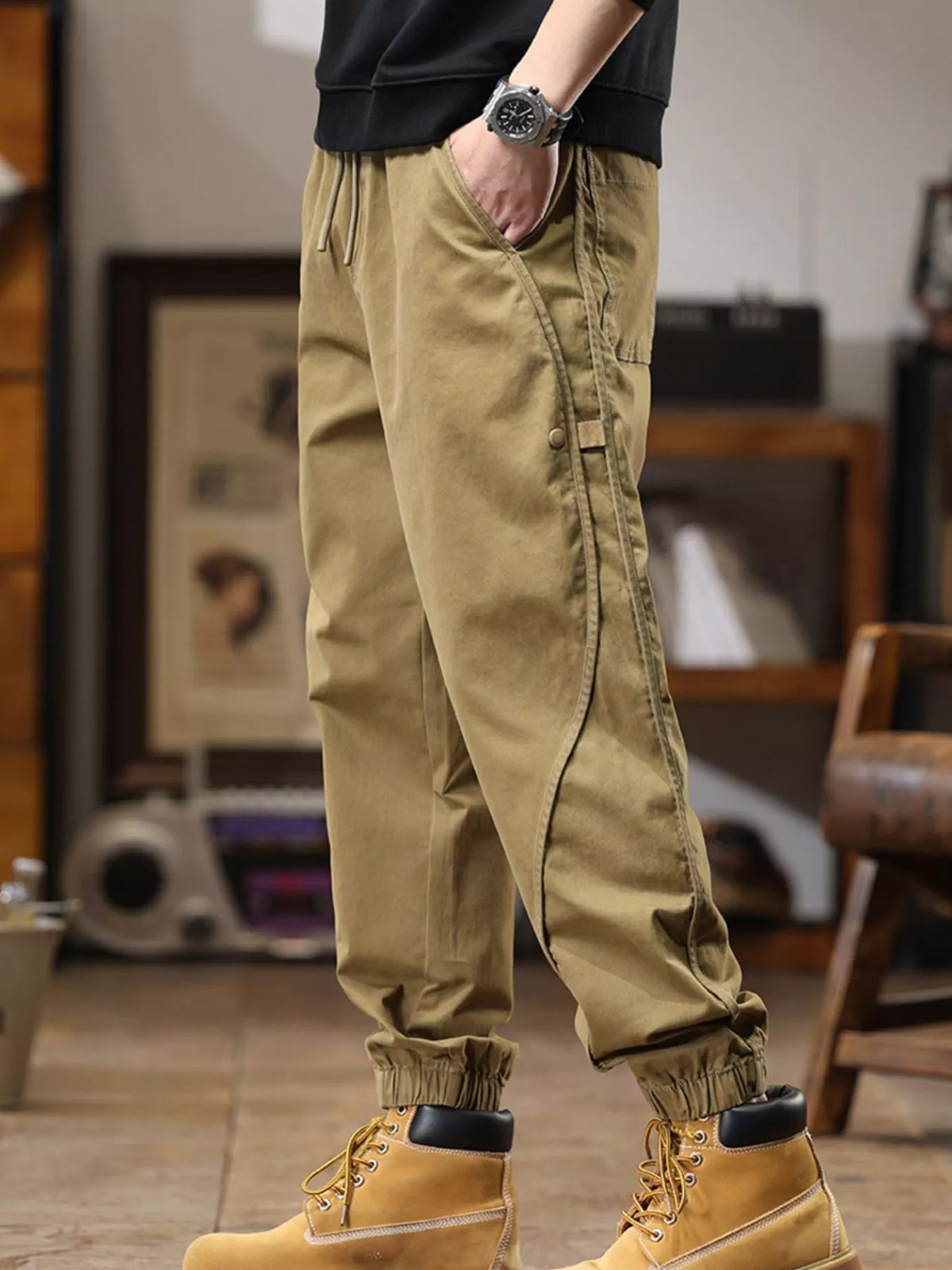 Men's Drawstring Jogger Plus Size