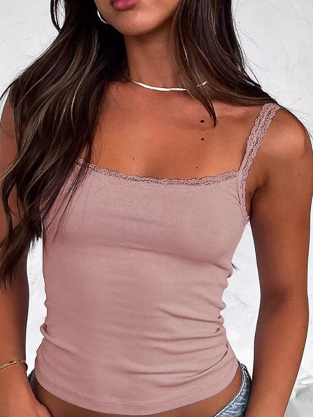 Lace Detail Cami Top