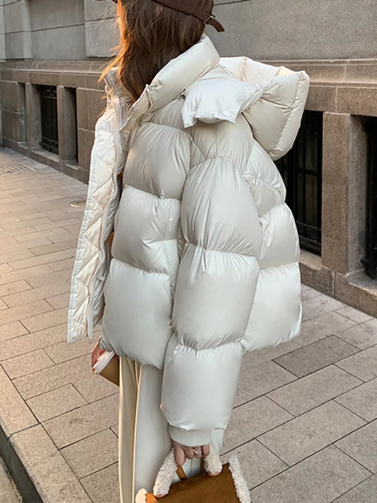 Quilted Hooded Puffer Jacket
