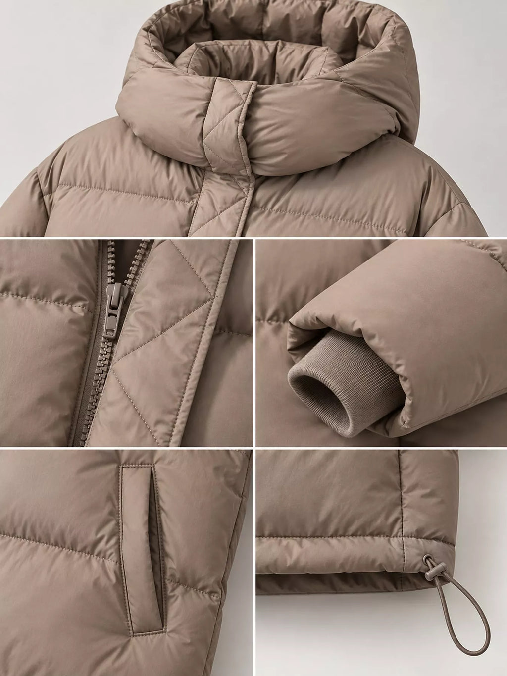 Quilted Hooded Puffer Jacket