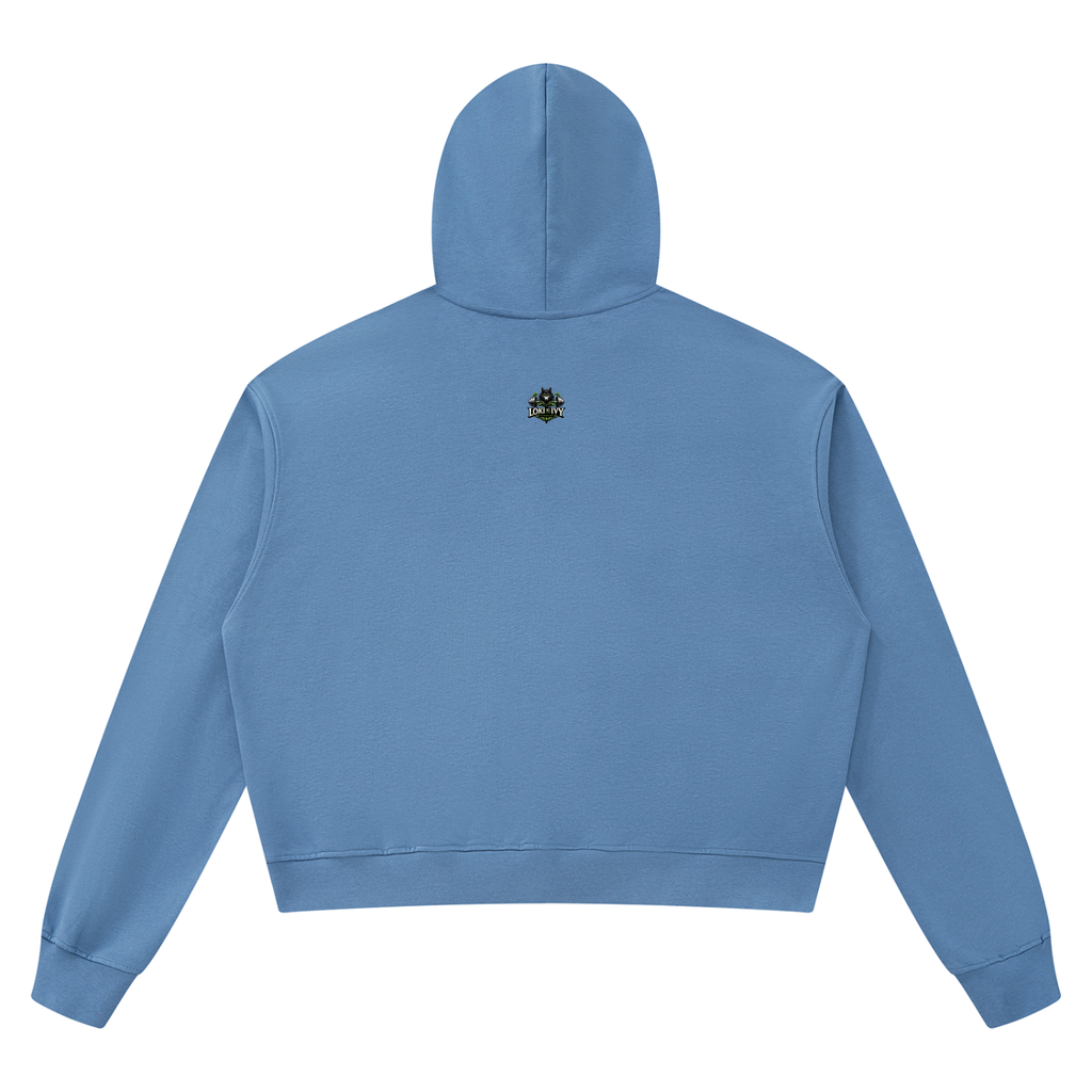 Loki & Ivy Unisex Boxy Raw Edge Hoodie