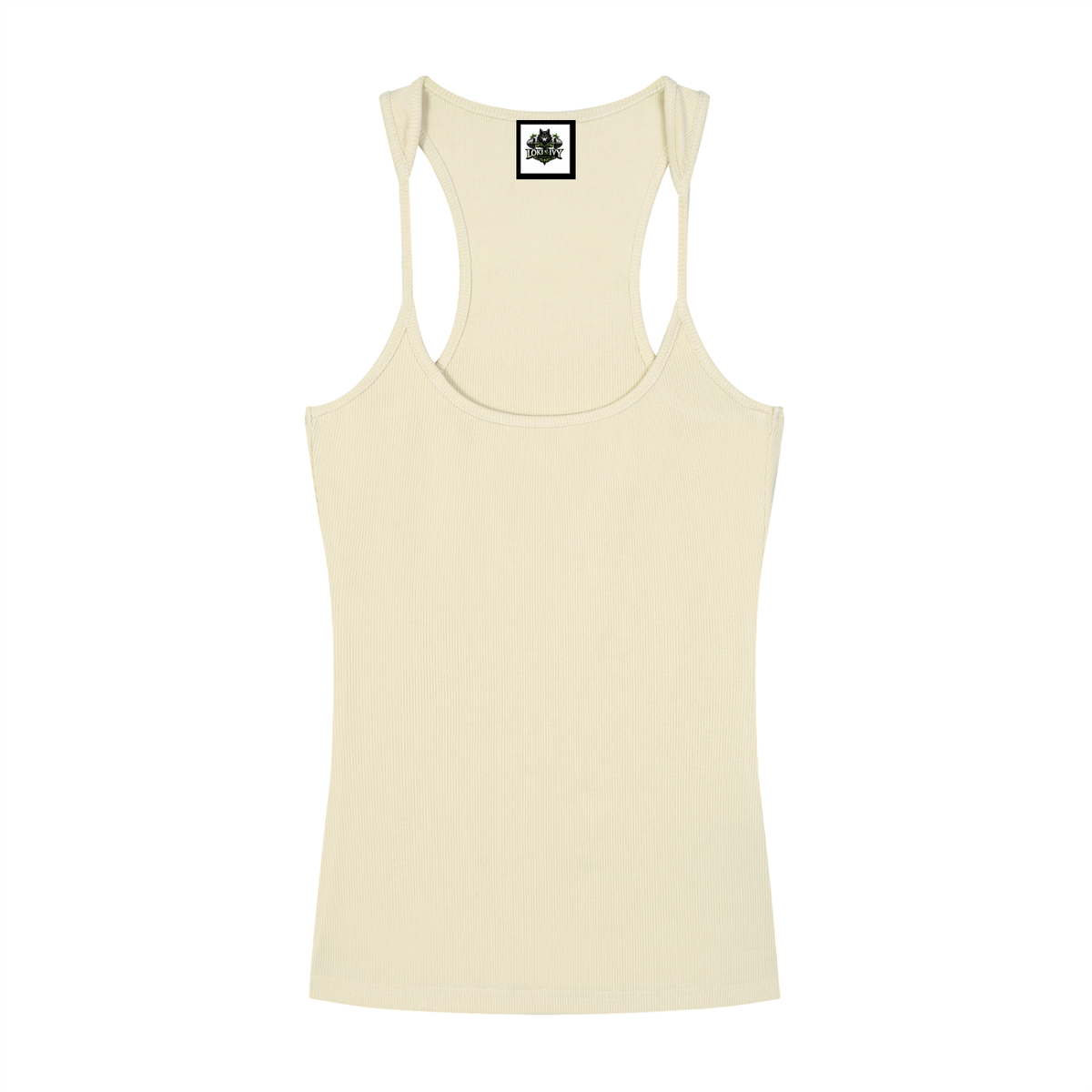 Loki & Ivy Slim Fit Ribbed Racerback Tank Top