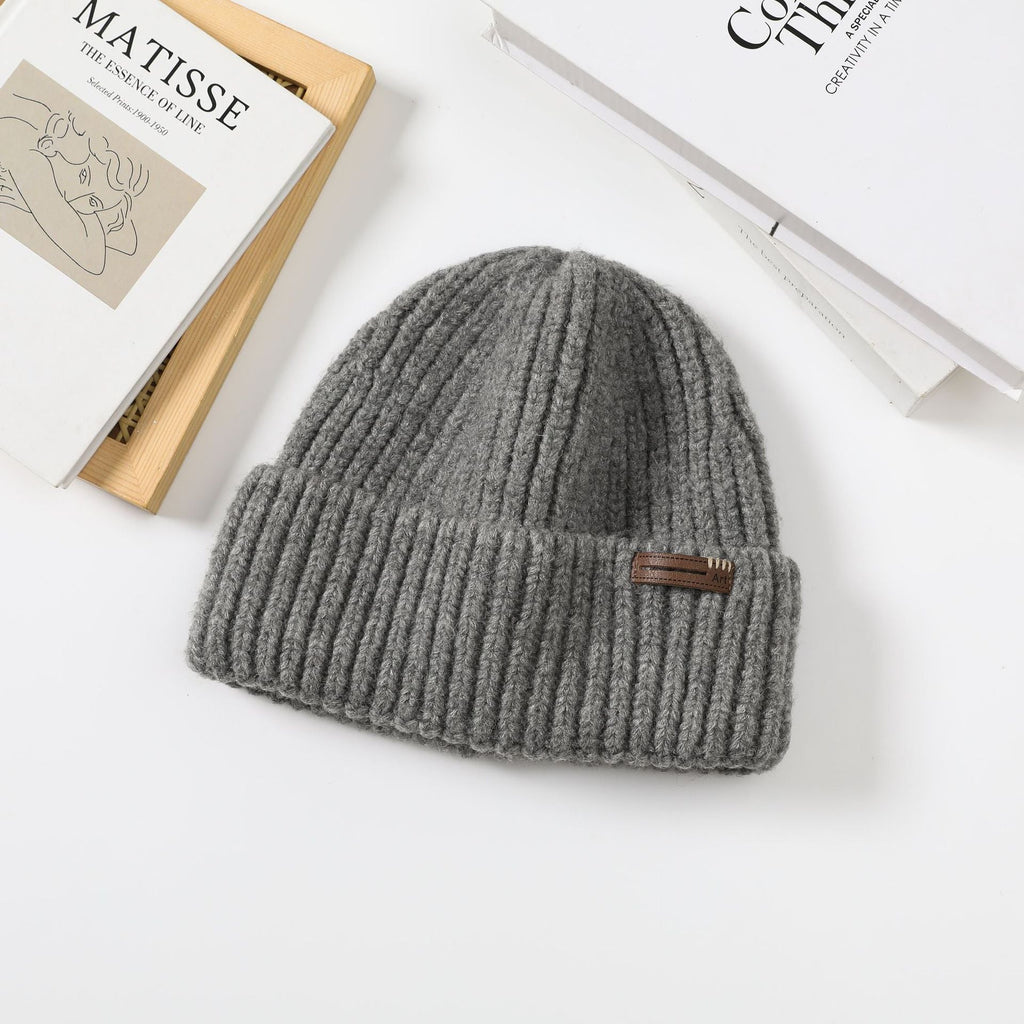 Wool Blend Beanie For Women In Autumn And Winter