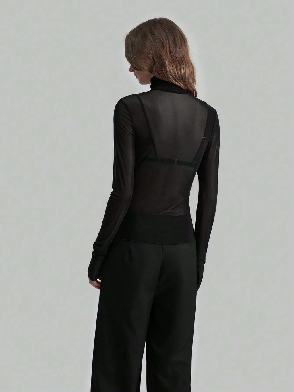 Turtleneck Long Sleeve Top