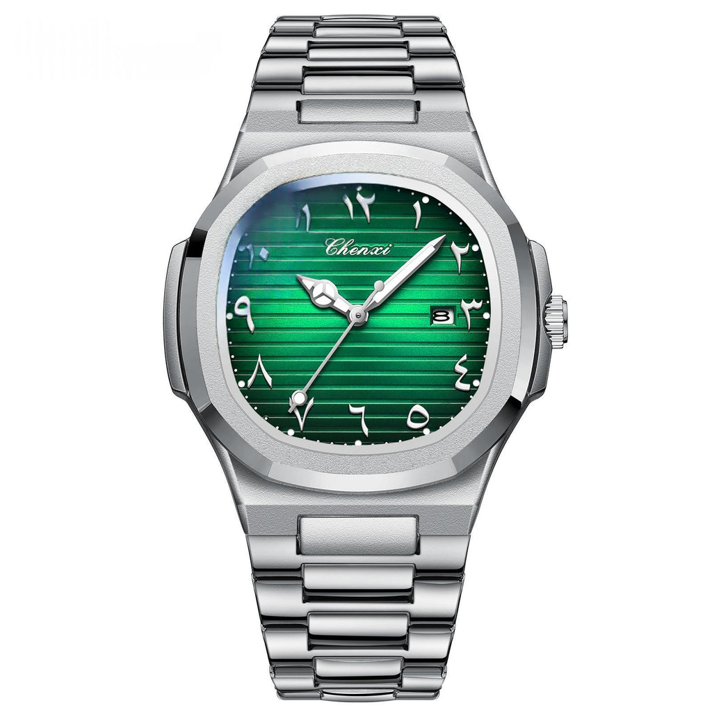 Classic Stainless Steel Quartz Watch For Men