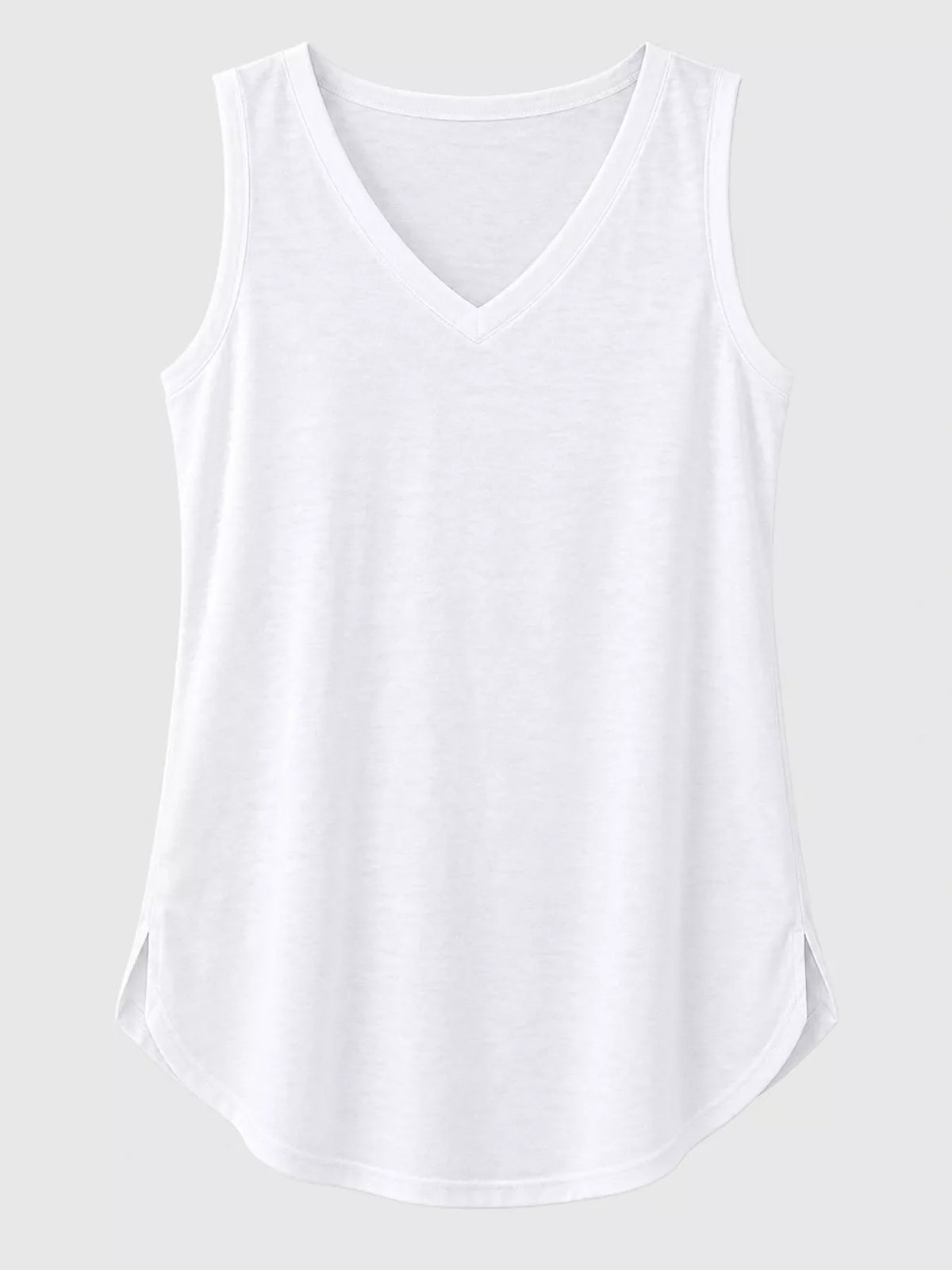 V-Neck Casual Loose Fit Tank Top