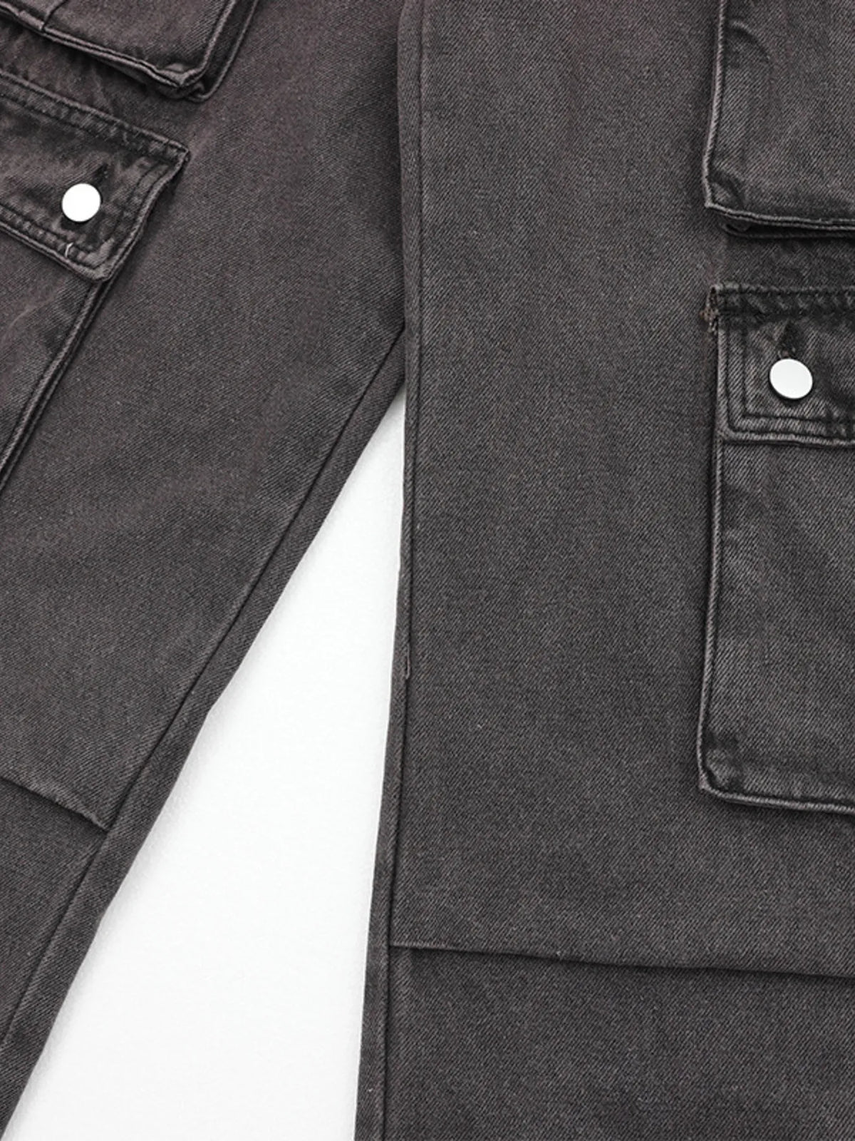 Men's Multi-Pocket Cargo Straight Jeans