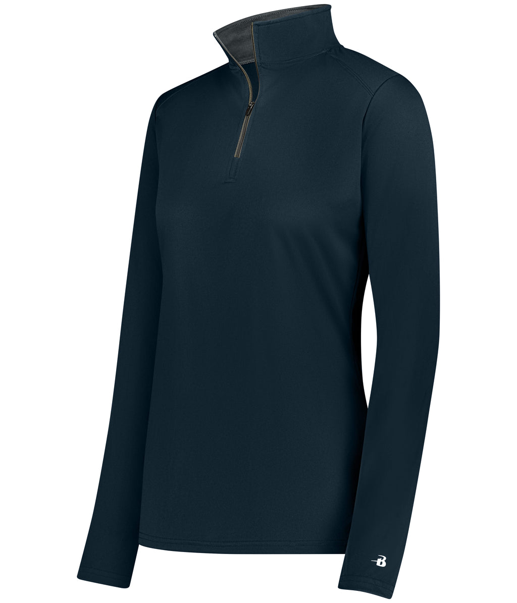 WOMEN'S B-CORE 1/4 ZIP PULLOVER - MOISTURE-WICKING PERFORMANCE