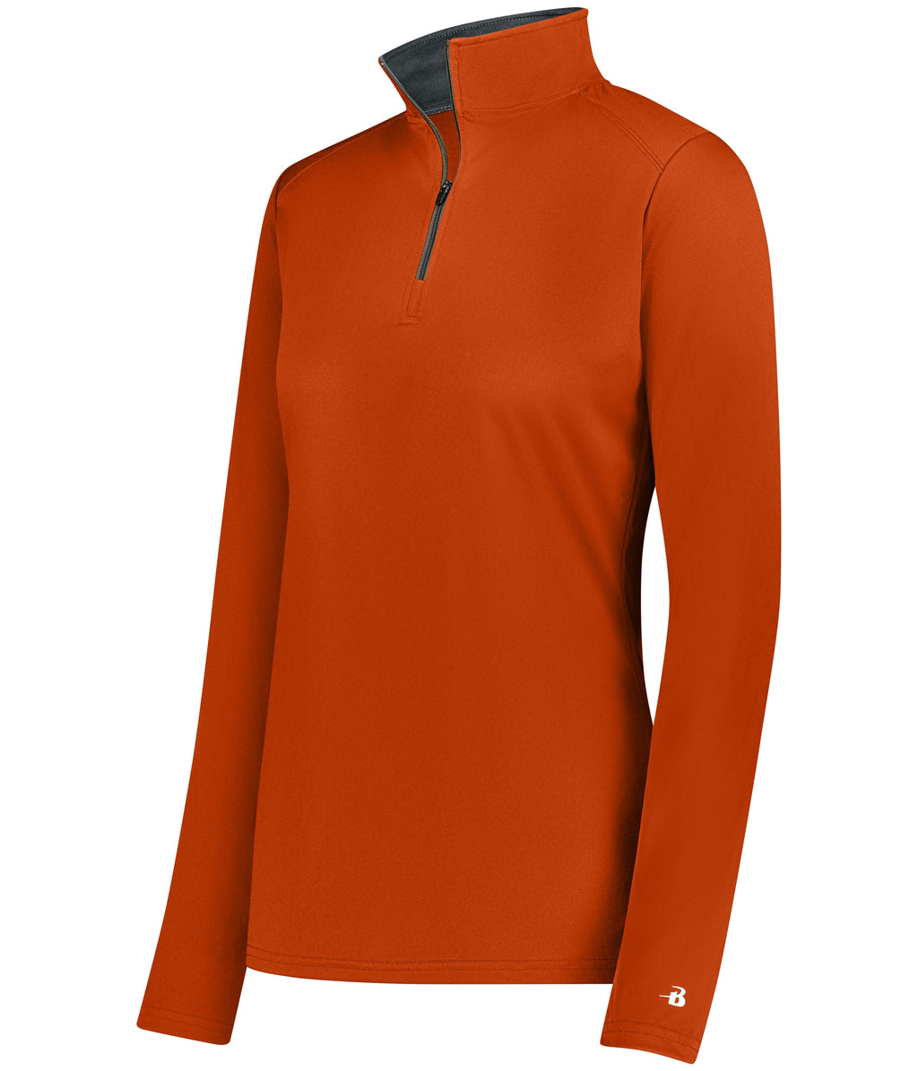 WOMEN'S B-CORE 1/4 ZIP PULLOVER - MOISTURE-WICKING PERFORMANCE
