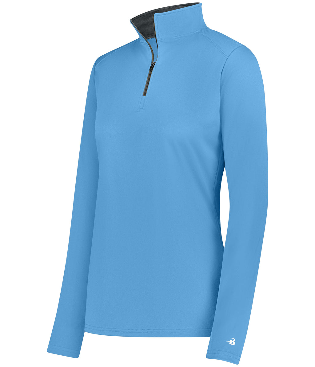 WOMEN'S B-CORE 1/4 ZIP PULLOVER - MOISTURE-WICKING PERFORMANCE