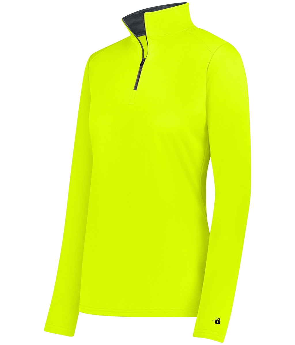 WOMEN'S B-CORE 1/4 ZIP PULLOVER - MOISTURE-WICKING PERFORMANCE