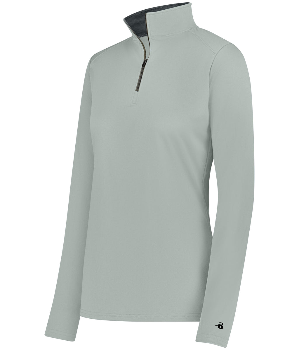 WOMEN'S B-CORE 1/4 ZIP PULLOVER - MOISTURE-WICKING PERFORMANCE