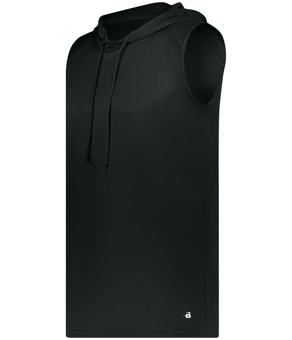 YOUTH B-CORE SLEEVELESS HOODIE - MOISTURE-WICKING PERFORMANCE