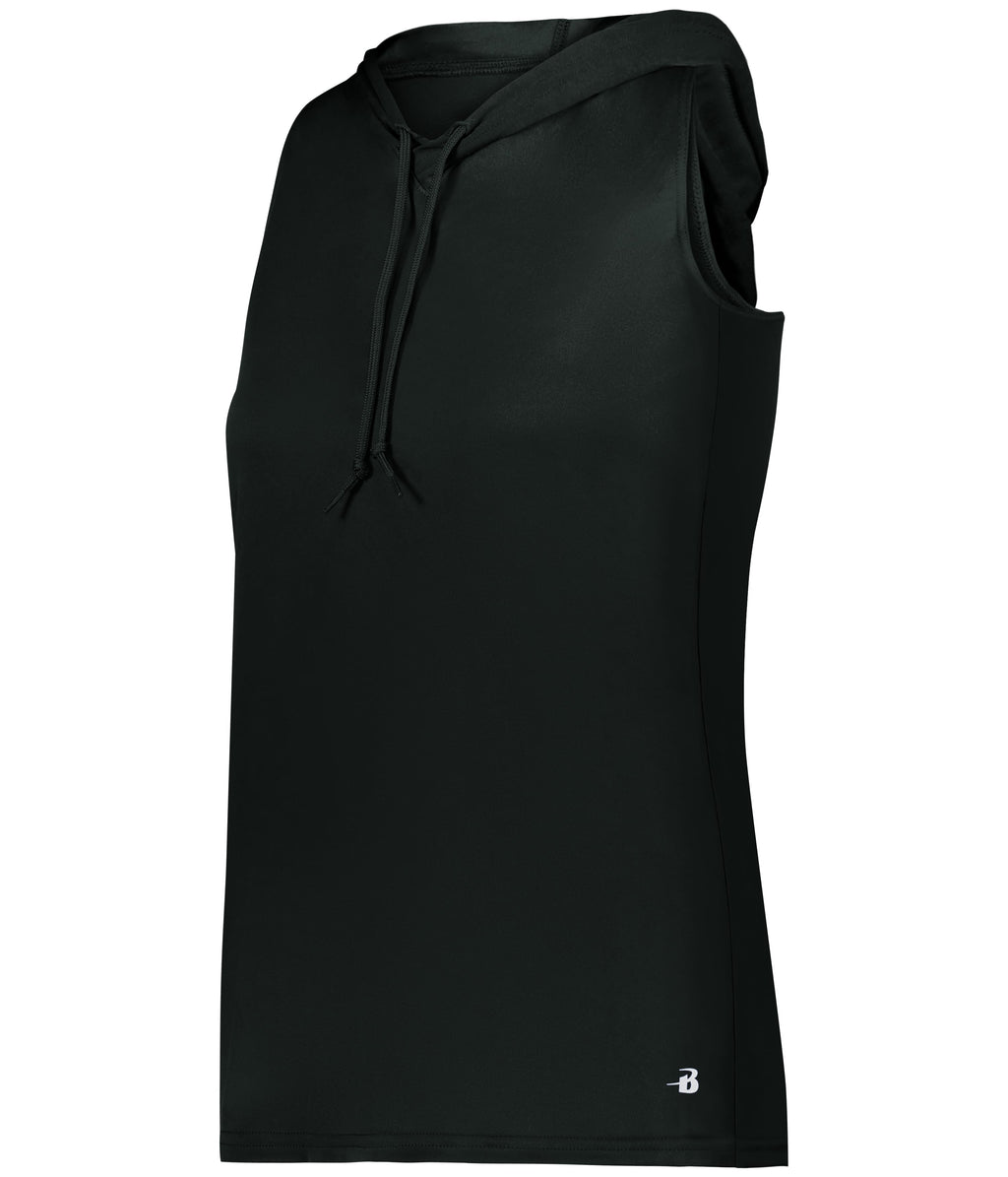 WOMEN'S B-CORE RACERBACK HOODIE - MOISTURE-WICKING PERFORMANCE