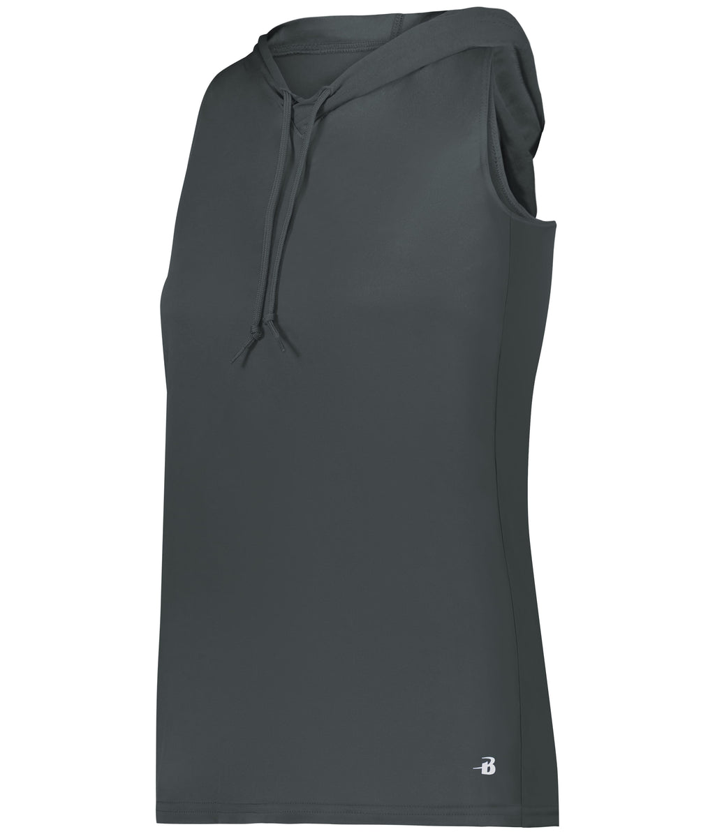 WOMEN'S B-CORE RACERBACK HOODIE - MOISTURE-WICKING PERFORMANCE
