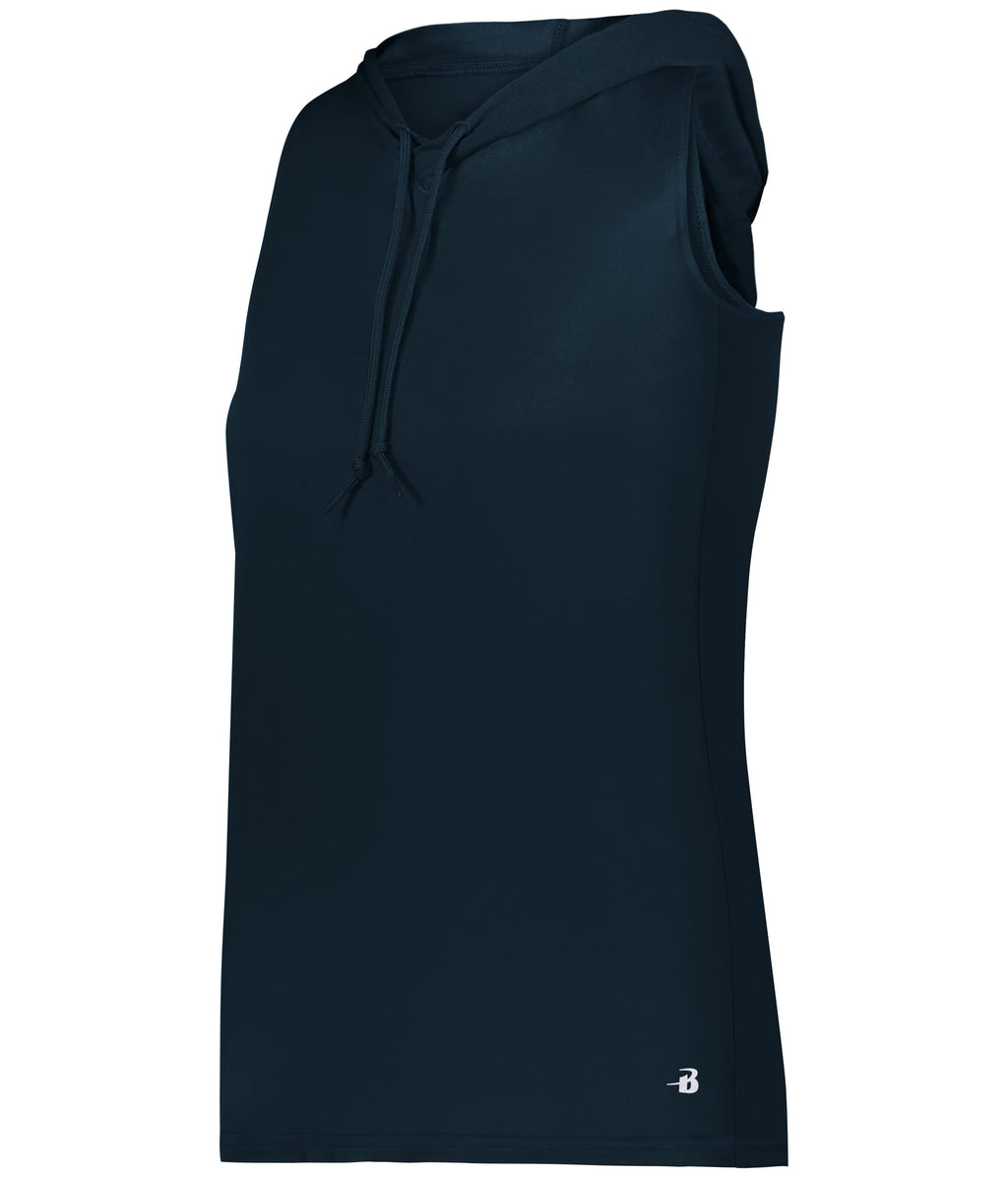 WOMEN'S B-CORE RACERBACK HOODIE - MOISTURE-WICKING PERFORMANCE