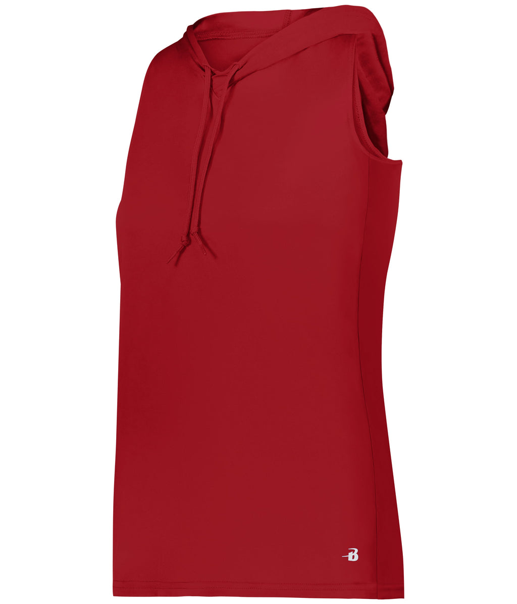 WOMEN'S B-CORE RACERBACK HOODIE - MOISTURE-WICKING PERFORMANCE