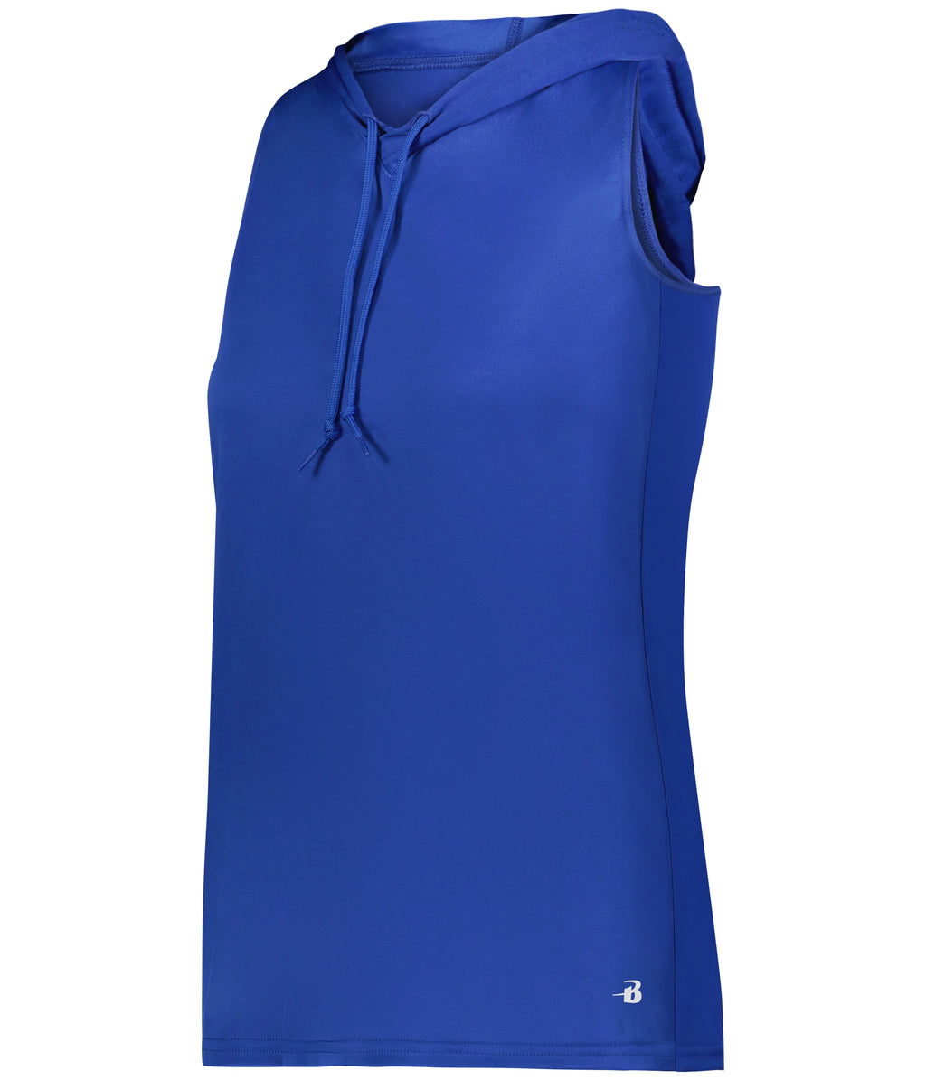WOMEN'S B-CORE RACERBACK HOODIE - MOISTURE-WICKING PERFORMANCE