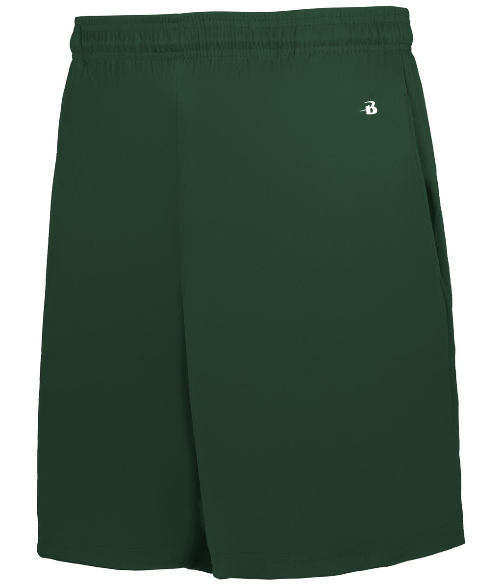 B-CORE 7-INCH INSEAM POCKETED SHORTS - MOISTURE-WICKING PERFORMANCE
