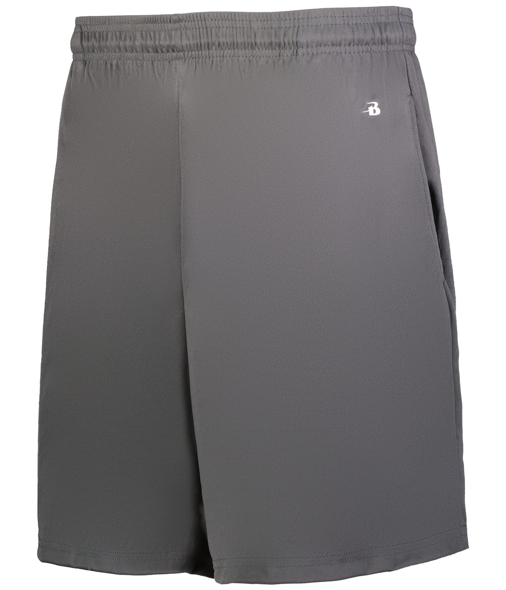 B-CORE 7-INCH INSEAM POCKETED SHORTS - MOISTURE-WICKING PERFORMANCE