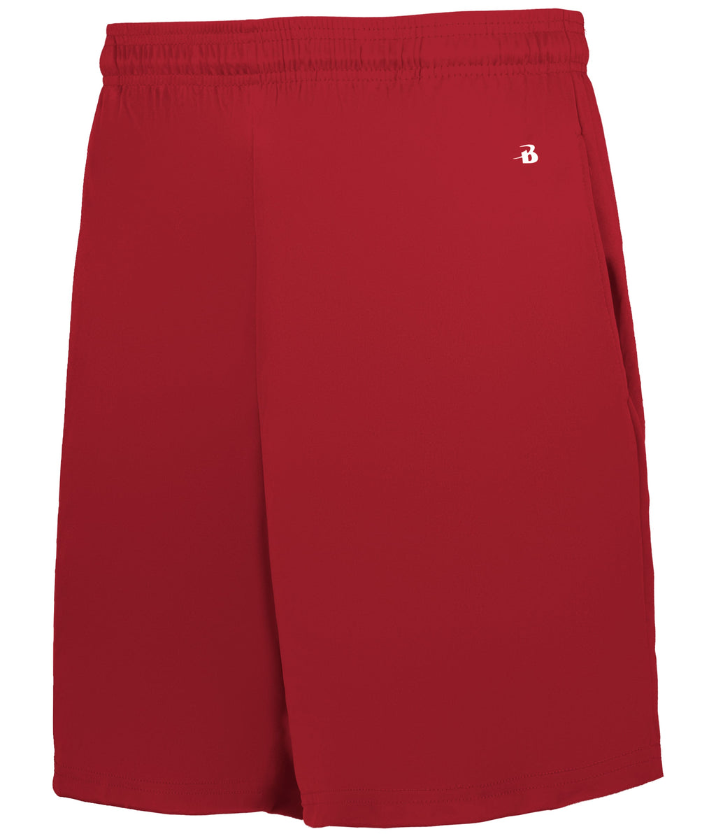 B-CORE 7-INCH INSEAM POCKETED SHORTS - MOISTURE-WICKING PERFORMANCE