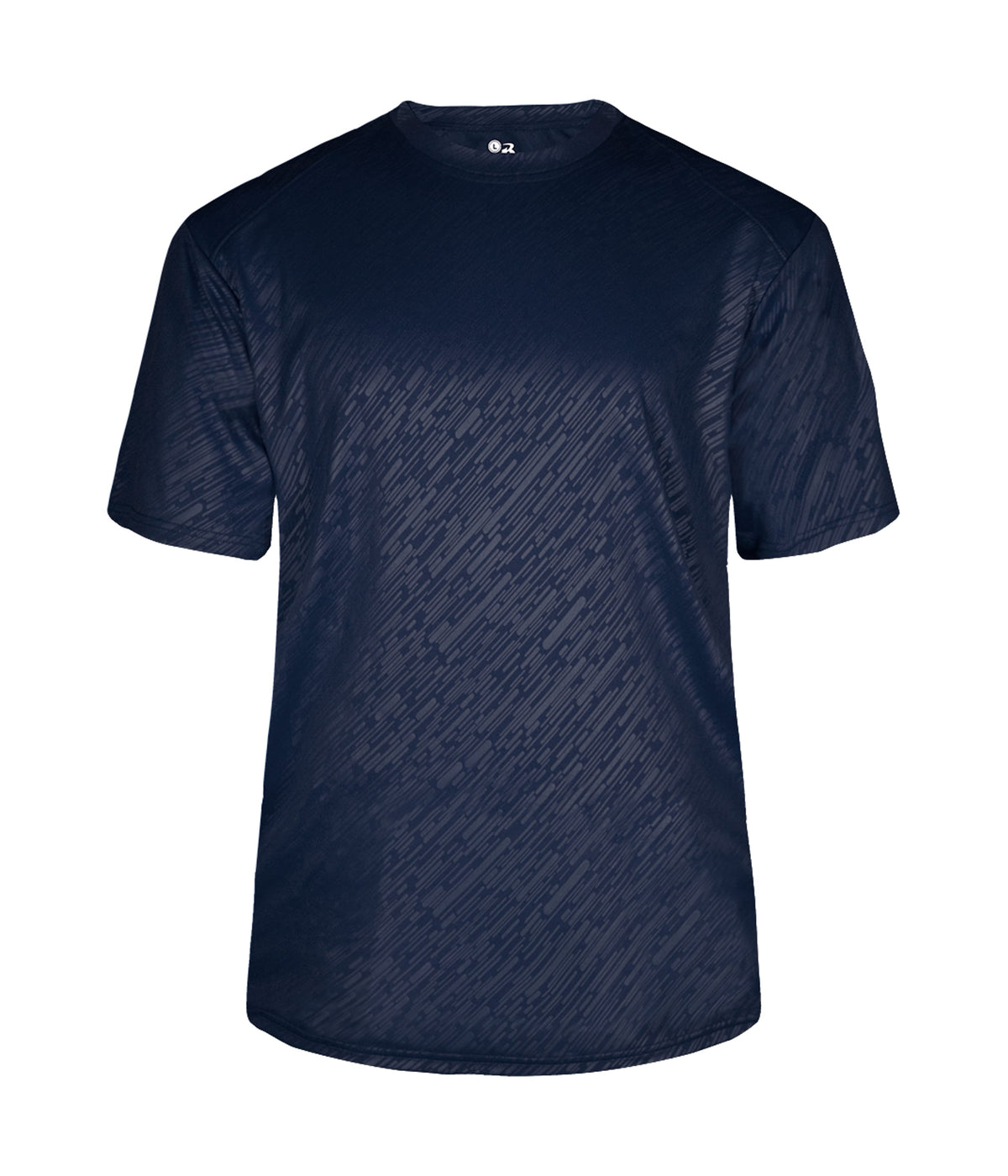 LINE EMBOSSED T-SHIRT - MOISTURE-WICKING PERFORMANCE