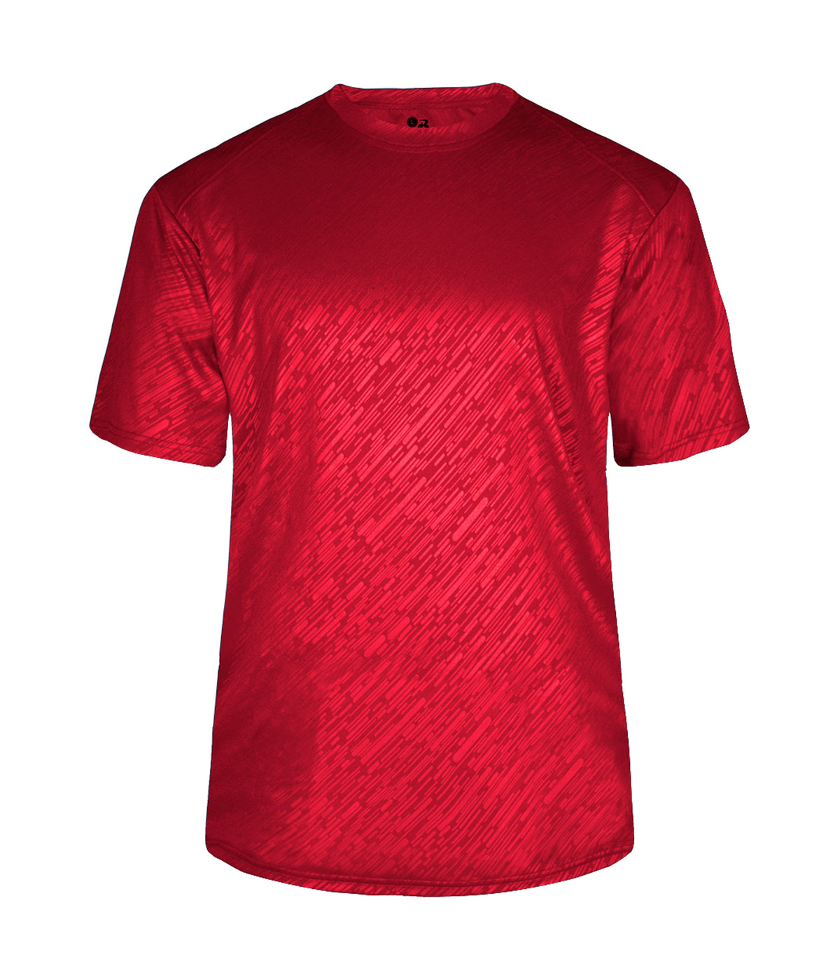 LINE EMBOSSED T-SHIRT - MOISTURE-WICKING PERFORMANCE