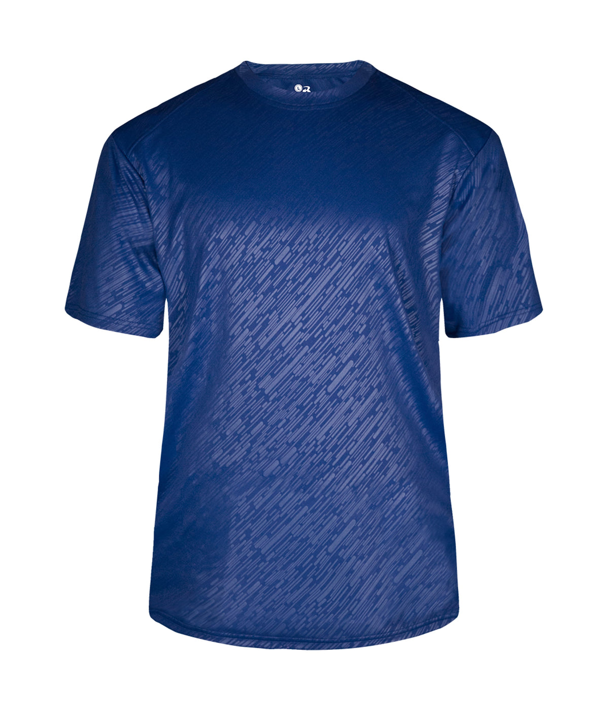 LINE EMBOSSED T-SHIRT - MOISTURE-WICKING PERFORMANCE