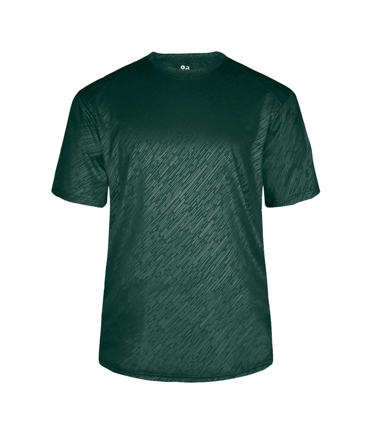 LINE EMBOSSED T-SHIRT - MOISTURE-WICKING PERFORMANCE