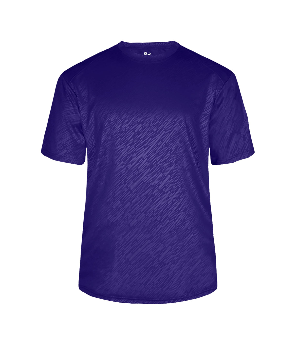 LINE EMBOSSED T-SHIRT - MOISTURE-WICKING PERFORMANCE