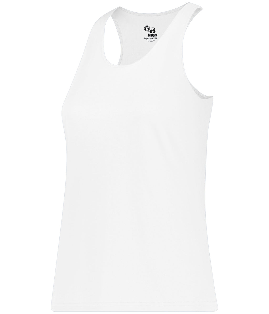 GIRLS B-CORE RACERBACK TANK - MOISTURE-WICKING PERFORMANCE